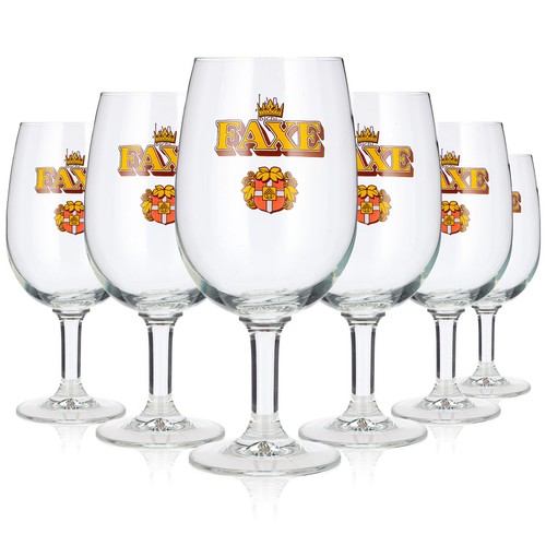 Faxe bier glas 4l - 6x, 0,4l