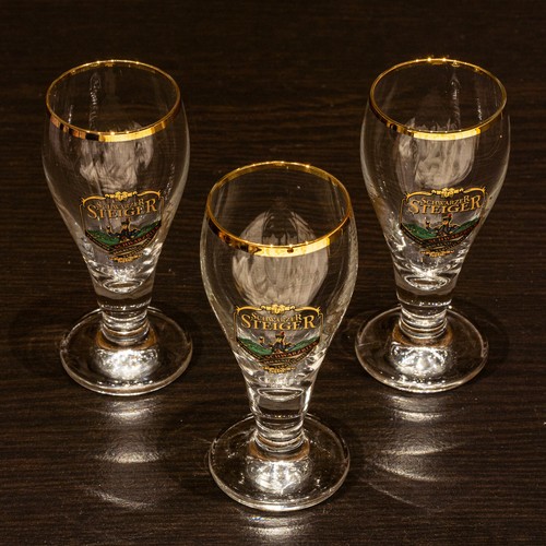 Schnappsglas schwarzer steiger - schwarzer,