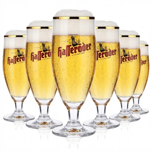 Hasseröder bierglas - 6x,